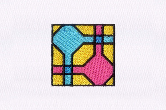 Geometric Quilting Embroidery Design